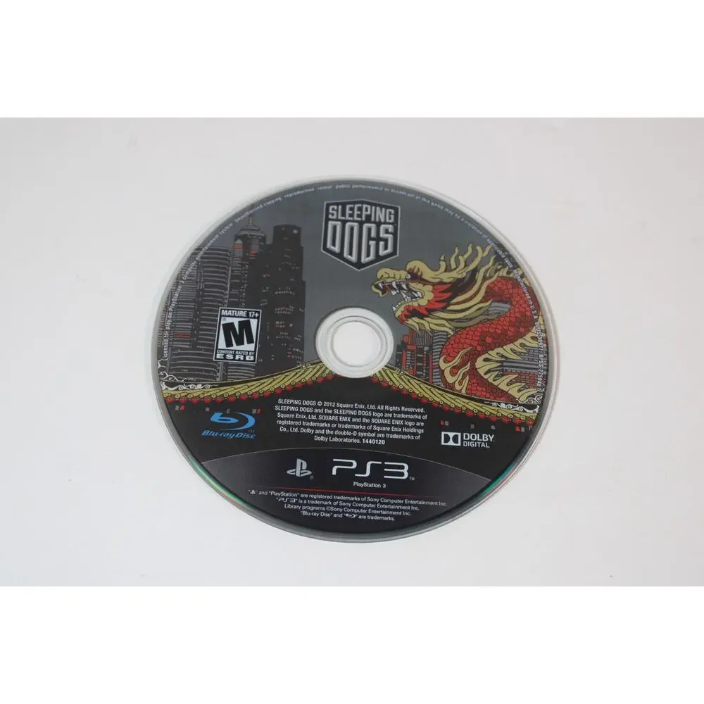 Sleeping Dogs (Sony PlayStation 3, 2012, PS3) Disc Only, Tested/works